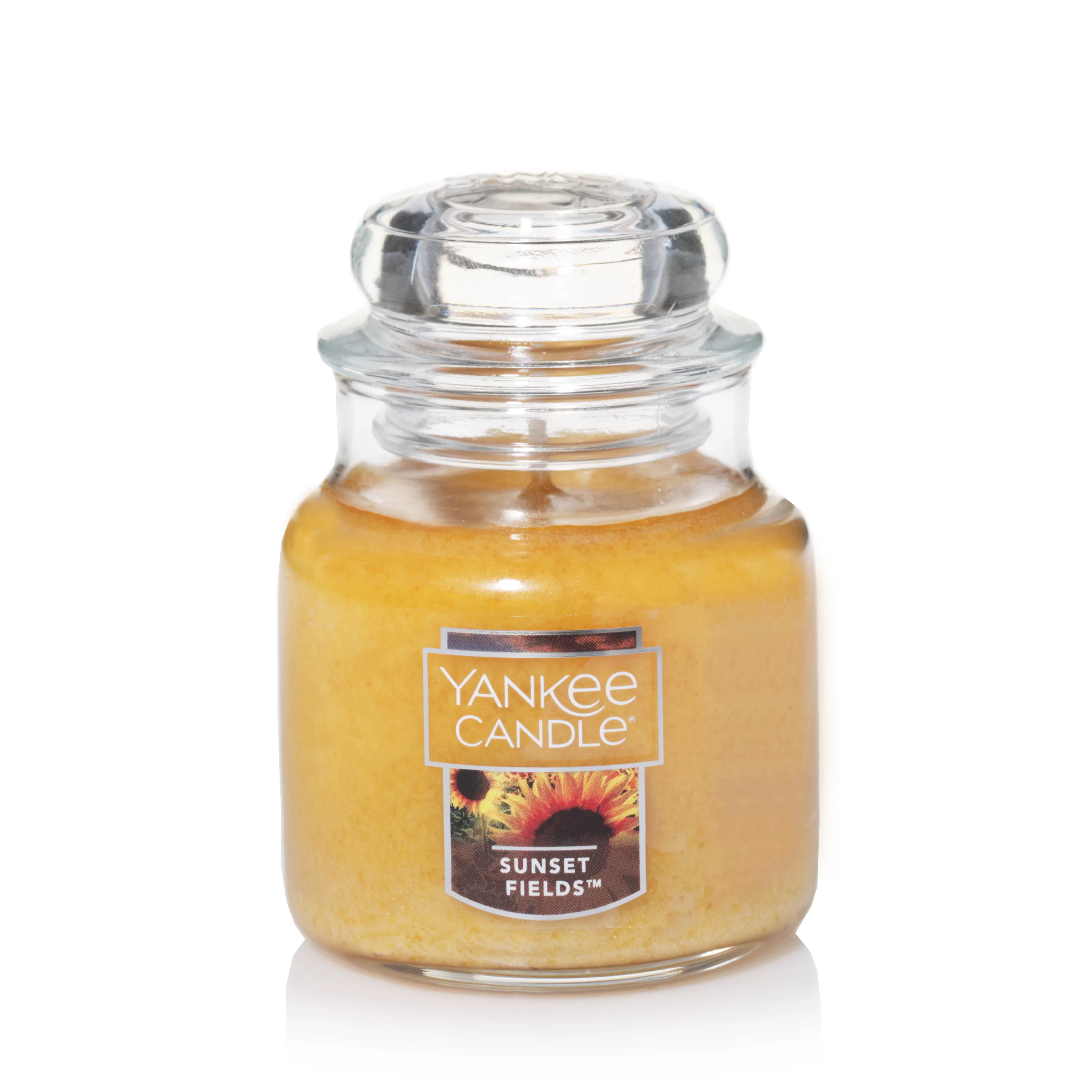 Ароматизированная свеча в банке Yankee Candle импортирована, декоративная спальня, ароматерапия в подарок, 104 г (13×9×11 см)