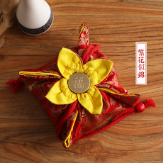 Грелка 【淮旧】繁花似锦手工套 纯棉布套 安全舒适 手炉布袋 不含汤婆子