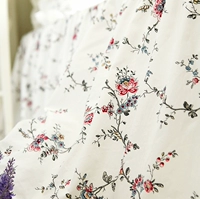 Phiên bản Hàn Quốc của váy cotton trắng váy đơn cotton đôi giường đơn ga trải giường (1 giường váy) - Váy Petti drap giường có viền