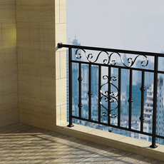 Лестничные перила 简约现代铁艺楼梯扶手户外安全栏杆欧式阳台护栏阁楼别墅立柱围栏