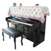 Piano cover mới nửa bìa khăn quấn đàn piano điện bụi cây đàn piano cover bảo vệ vải thêu hoa Mỹ tân cổ điển - Bảo vệ bụi tấm phủ máy giặt Bảo vệ bụi