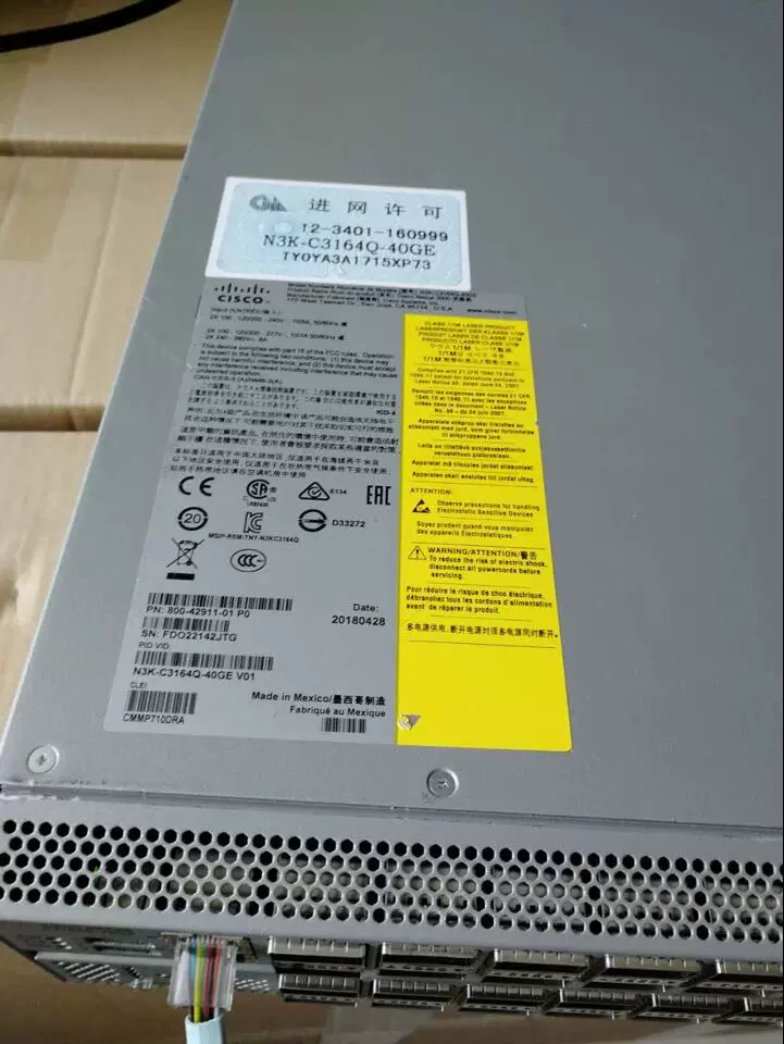 Запчасти Cisco N3K-C3164Q-40GE CISCO коммутатор дата-центра 40G порт 10G-ядро