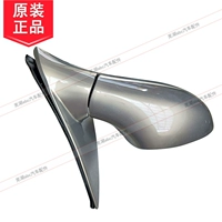 Оригинальное большое зеркало янтарное золото справа