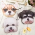 Mèo Fan Harajuku Dog Chao Meng Ví Tiền Xu Sáng Tạo Wang Xingren Vải Nghệ Thuật Đồng Xu Ví của Phụ Nữ Túi Ly Hợp Túi ví