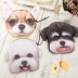 Mèo Fan Harajuku Dog Chao Meng Ví Tiền Xu Sáng Tạo Wang Xingren Vải Nghệ Thuật Đồng Xu Ví của Phụ Nữ Túi Ly Hợp Túi ví ví da Ví tiền