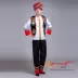 2018 mới Zhuang trang phục của nam giới Miao trang phục dành cho người lớn thiểu số trang phục múa Yi quần áo quần sooc Trang phục dân tộc
