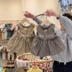 mùa xuân Hàn Quốc quần áo trẻ em bé gái kiểu tây dây váy mùa xuân mới khóa lỏng váy - Váy