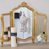 Ретро туалетный столик, настольное складное зеркало для спальни, французский стиль