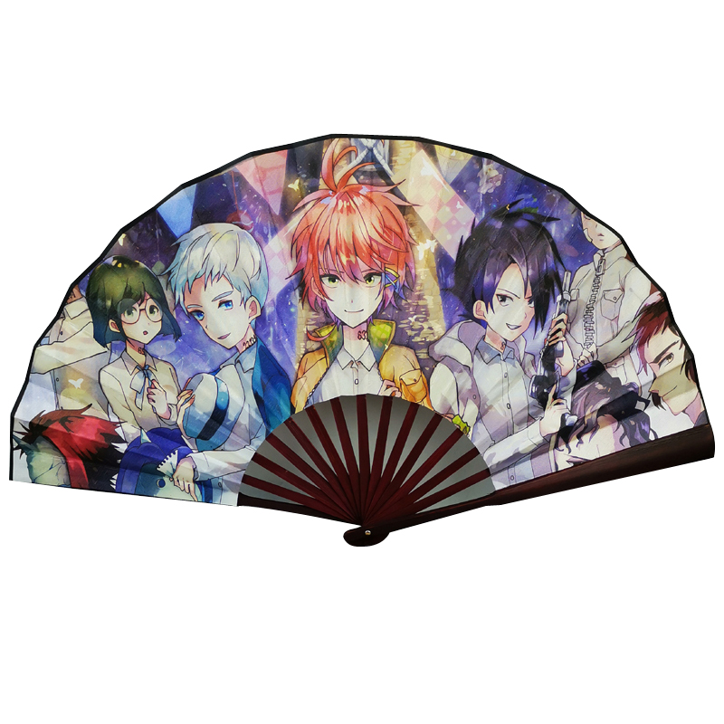 Anime Violet Evergarden Japanese Two Design Hanged Portable Folding Fan Gift #29