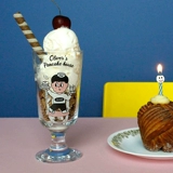 Южная Корея Oohlala Retro высокий стеклянная чашка для молока чашка молока в ин и в ветровой сок холодный напиток чашка молока коктейль чашка