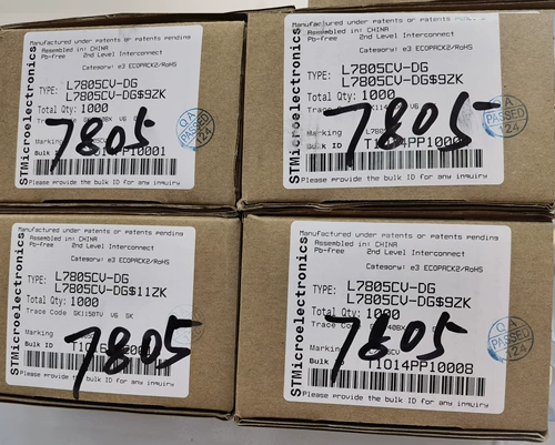 ST Original 7805 L7805CV Три -пенсии из трех концевых регуляторных труб