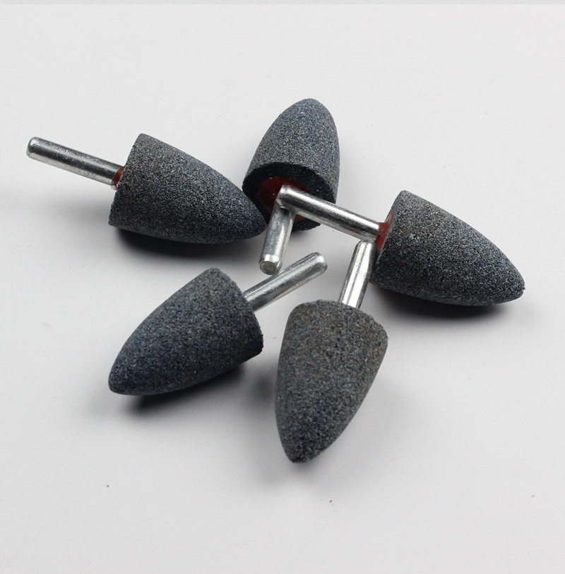 磨利特牌 棕钢玉椭圆形磨头16mm 20mm 25mm 30mm 子弹头 电磨头_台式