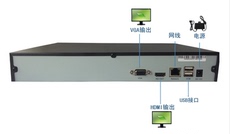 Видеорегистратор на базе PC 8路高清网络录像机 nvr8路硬盘录像机