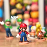 Оригинальный однобальный груз Super Mario Louis Cartoon Cartoon Cartoon Model Swing Toy Doll кукла