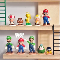 Оригинальный однобальный груз Super Mario Louis Cartoon Cartoon Cartoon Model Swing Toy Doll кукла