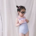 Đồ bơi trẻ em Hàn Quốc cho bé gái bé gái Kem chống nắng học sinh Xiêm khô nhanh trẻ nhỏ Cậu bé lớn dễ thương Đồ bơi cha mẹ-con - Bộ đồ bơi của Kid
