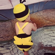 Đồ bơi trẻ em Hàn Quốc cô gái trai Xiêm dễ thương Little Bee áo tắm bé bé 1-3 năm áo tắm