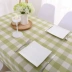 nhỏ gọn chống thấm khăn trải bàn khăn trải bàn vải kẻ sọc hiện đại nhỏ bông tươi bàn cà phê hình chữ nhật vải khăn trải bàn tùy chỉnh - Khăn trải bàn