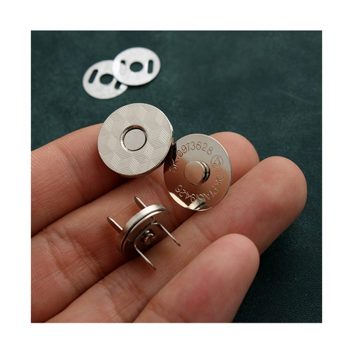 Ультра -тонкая магнитная пряжка ручной работы DIY Кожаные вспомогательные материалы Магнитная пряжка диаметром 2,5 мм 14/18 мм 8012