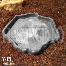 Аксессуары для рептилии abs 低边陆龟食盆食盘 陆龟蜥蜴等爬虫用