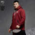 MuscleDog Muscle Dog Tide thương hiệu thể thao mùa đông và giải trí thể dục lỏng lẻo áo hoodie trùm đầu áo len áo len nam - Thể thao lông cừu / jumper áo hoodie nam form rộng Thể thao lông cừu / jumper