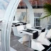FRP đơn kim cương ngoài trời giải trí bàn ghế S ban công hình học ghế ăn cafe ghế sân vườn - Đồ nội thất thiết kế