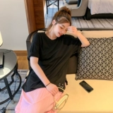 Летняя футболка, делается под заказ, 2020, в корейском стиле, свободный крой, большой размер, короткий рукав