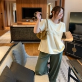 Летняя цветная футболка с коротким рукавом для отдыха, делается под заказ, 2020, большой размер, по фигуре