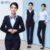 2017 mới Trung Quốc quần áo di động công sở nữ dài tay phù hợp với điện thoại di động hội trường kinh doanh dụng cụ đồng phục di động mùa xuân và mùa thu Mùa xuân