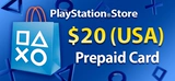 Подарочная карта PlayStation Store 20 $ 20 US PSN Recharge Point Card US Service (версия)