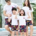 Nam giới và phụ nữ quần short cha mẹ và con quần bé Hàn Quốc phiên bản của quần bãi biển quần âu khô nhanh kích thước lớn triều thể thao bên bờ biển Quần bãi biển