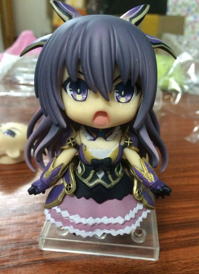 批发 约会大作战 夜刀神十香 q版354粘土 可动可换脸手办模型