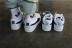 Puma 彪 板 giày màu xanh và trắng thể thao giản dị nam giới và phụ nữ giày giày trắng giày vải 359914-01