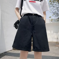 Шорты, летние брендовые спортивные штаны для школьников, в корейском стиле, свободный прямой крой