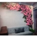 Chi nhánh hoa đào Mô phỏng Sakura Chi nhánh phòng khách Sàn hoa giả Trang trí bó hoa khô Nhựa 绢花 大 - Hoa nhân tạo / Cây / Trái cây cây hoa giả để phòng khách Hoa nhân tạo / Cây / Trái cây