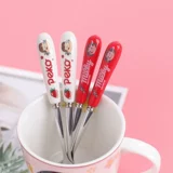 Милая мультяшная клубника, десертная ложка из нержавеющей стали, кофейная палочка для смешивания