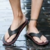 Dép xỏ ngón nam phiên bản Hàn Quốc của đôi sandal thời trang cá tính mới mặc ngoài mùa hè không trơn tuột anh chàng dày đáy mềm - Dép