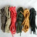 Ban đầu ngoài trời giày dây mèo ngoài trời ren 4mm micro sáp mềm ren 90-155cm màu xám lạc đà nóng bán dây giày dr martens Giày ren
