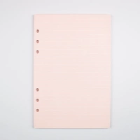 A5 Горизонтальный порошок линии (40 листов 80 страниц)