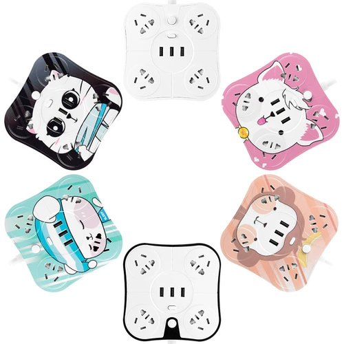 Двухфайт -гнездо, двухфазной двухфузированной штекерной дома с USB Creative Plug Board Taiwan японская платка с линией с линией