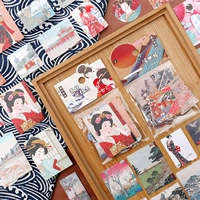 Японское ретро украшение, наклейка, наклейки, постер на стену, лента, планировщик