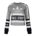 Counter chính hãng Adi Adidas cỏ ba lá Quan Zhixian vòng cổ thể thao và giải trí áo thun áo len AY8599 áo hoodie form rộng nam Thể thao lông cừu / jumper