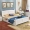 giường gỗ rắn hiện đại nhỏ gọn giường đôi giường công chúa trẻ em Khăn NPC master bedroom 1,5 m 1,8 Miou-out giường - Giường