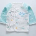 Bộ quà tặng cho bé sơ sinh Bộ quần áo bé trai mùa thu đông 0-3 tháng bé cung cấp lễ trăng rằm