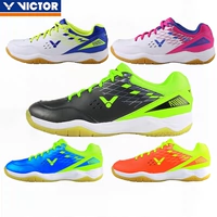 Chiến thắng mới chính hãng Giày cầu lông VICTOR Giày nam và nữ A100 Giày đào tạo Giày chống trượt Victor - Giày cầu lông giày sport