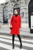 Áo khoác len nữ dài phần phiên bản Hàn Quốc 2018 mùa đông mới dày đảm bảo chất lượng sưởi ấm áo khoác len nữ Hepburn gió - Áo Hàn Quốc Áo Hàn Quốc
