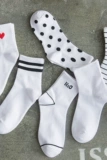 Tide, носки, демисезонные белые цветные осенние гольфы, средней длины, популярно в интернете