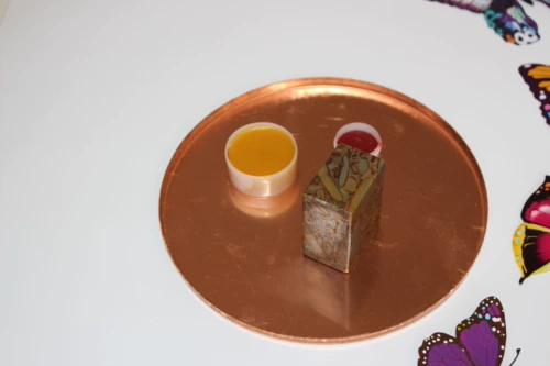 Производитель бренда Mori прямая продажа бесплатная доставка медная тарелка пять звуковой камень желтый воск Cinnabar Xiu Sheng Tool
