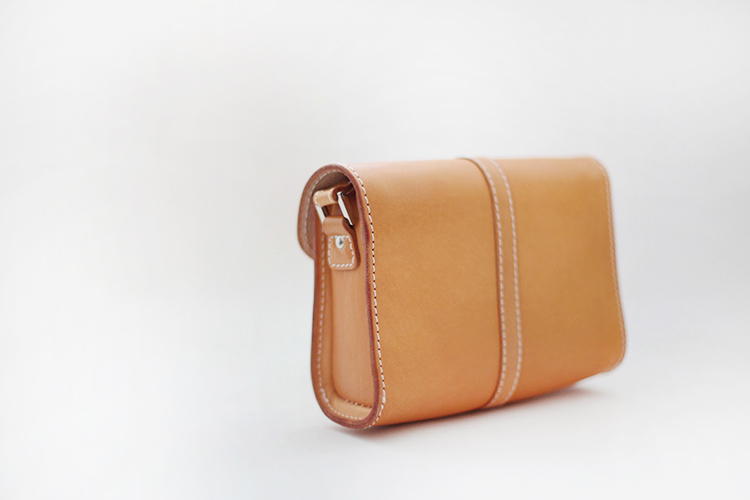 joydivision vintage handmade bag retro square leather bag simple brown - Messenger Bags & Sling Bags - Genuine Leather Brown