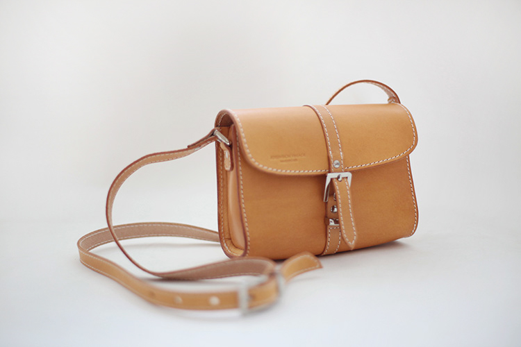 joydivision vintage handmade bag retro square leather bag simple brown - Messenger Bags & Sling Bags - Genuine Leather Brown